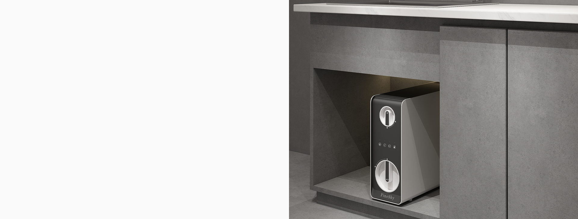 <h4>小身材<br>不占空間</h4>
<p>無罐設(shè)計(jì)，側(cè)抽濾芯，免去繁雜工序，使用更省心。</p>