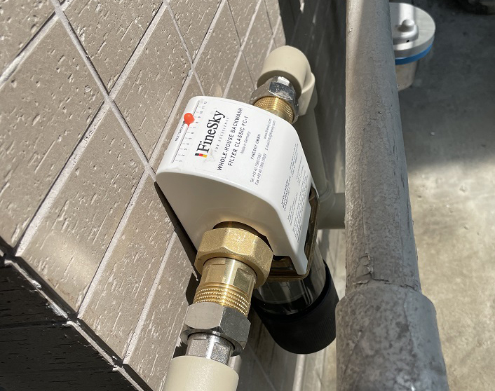 重慶云溪?jiǎng)e院客戶 前置過(guò)濾器+RO反滲透凈水器+臺(tái)式直飲機(jī)案例