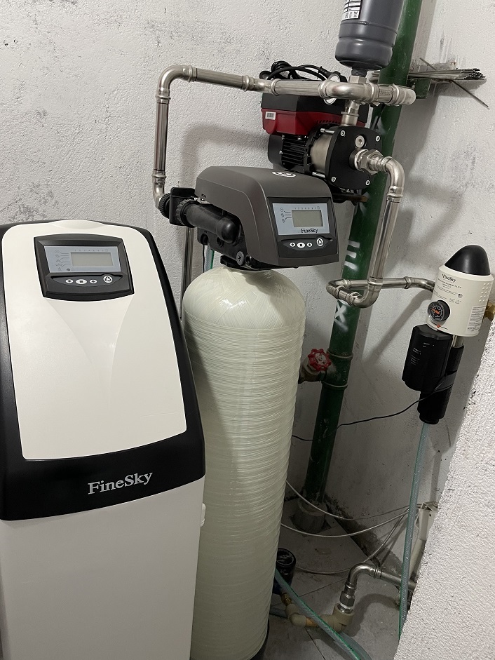 法茲前置過濾器+中央凈水機(jī)+軟水機(jī)