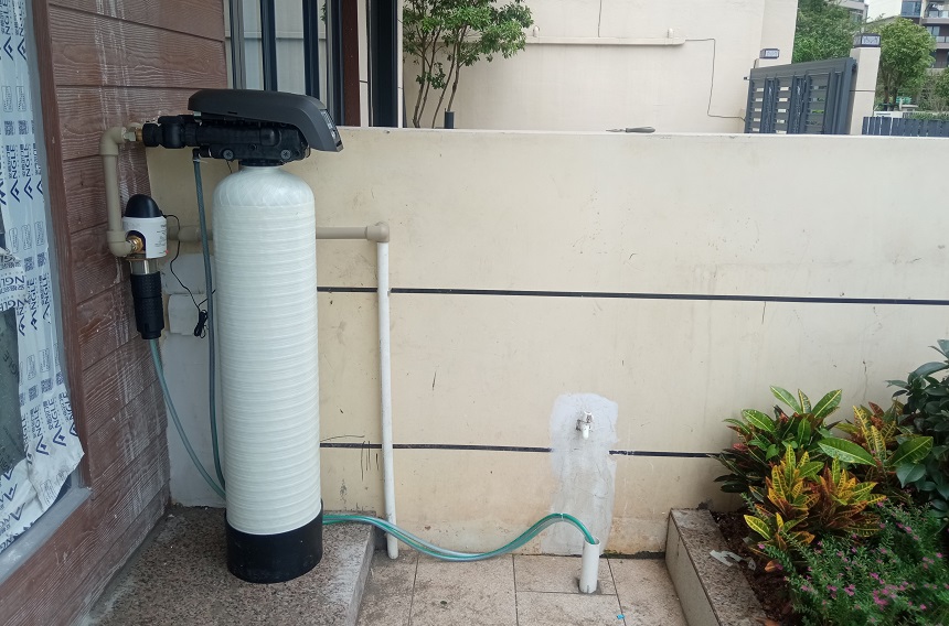 惠州碧桂園客戶安裝 前置過(guò)濾器+中央凈水器案例